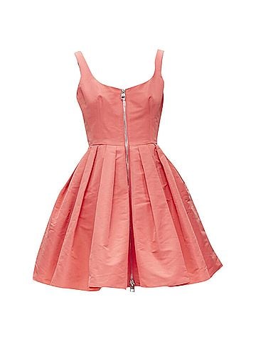 Alexander McQueen Alexander McQueen taffeta zip front dress (view 1)