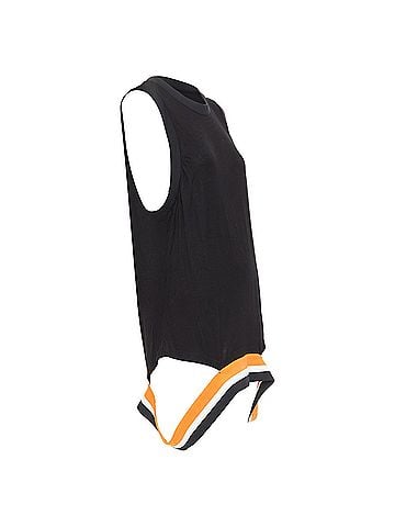 Givenchy GIVENCHY Podium Robe 2014  black orange semidetached ribbed hem tunic tank top M (view 1)