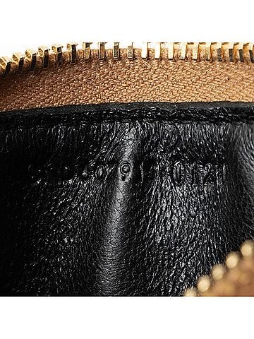 Saint Laurent Saint Laurent Matelasse Grain de Poudre Monogram Fragments Zipper Card Case (view 2)