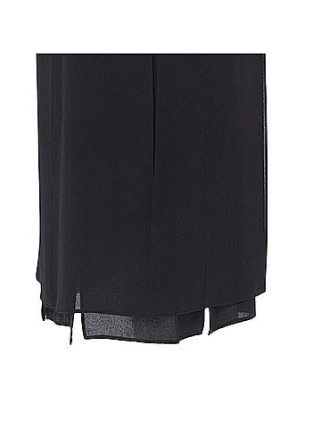 Michael Kors MICHAEL KORS COLLECTION  100% silk flapper hem knee length skirt US0 25" (view 2)