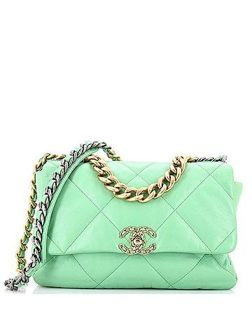 Chanel 19 Flap Bag Quilted Leather Large (view 1)