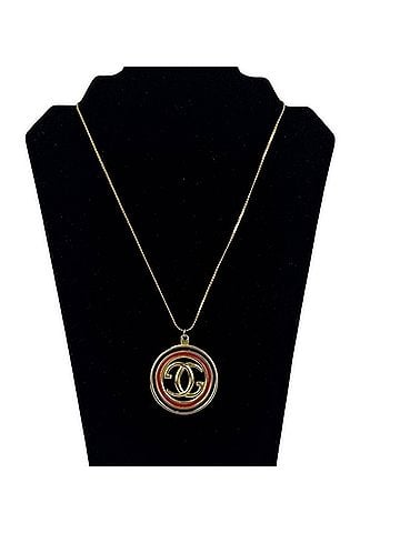 Gucci Gucci Interlocking G Pendant Gold Tone Vintage Necklace (view 2)