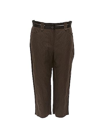 Lanvin Lanvin Cotton Blend Sheer Waistband Crop Pants (view 1)