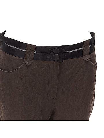 Lanvin Lanvin Cotton Blend Sheer Waistband Crop Pants (view 2)