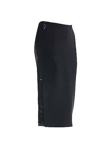 Victoria Beckham Victoria Beckham silk wool trimmed side pencil skirt (view 1)