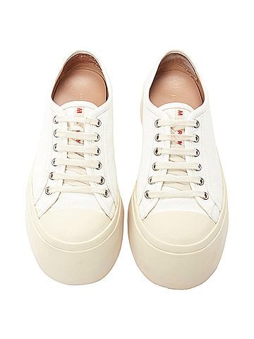 MARNI Marni Pablo white leather chunky wide toe lace up low top sneakers EU36 (view 1)