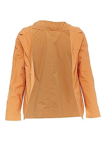MARNI MARNI orange nylon blend notch lapel single breasted cropped blazer IT36 XXS (view 2)