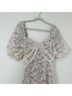 Mia Joy 100% Polyester 4% Elastane 96% Polyester White Ivory Casual Dress Size S - photo 5