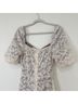 Mia Joy 100% Polyester 4% Elastane 96% Polyester White Ivory Casual Dress Size S - photo 8