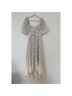 Mia Joy 100% Polyester 4% Elastane 96% Polyester White Ivory Casual Dress Size S - photo 4