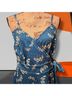 Unique Vintage Print Blue Romper Size M - photo 5
