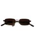 Carolina Lemke Brown Sunglasses One size - photo 5