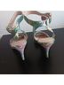 Stuart Weitzman 100% Leather Animal Print Multi Color Heels Size 7 - photo 5