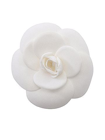 Chanel Canvas Camellia Brooch (view 1)