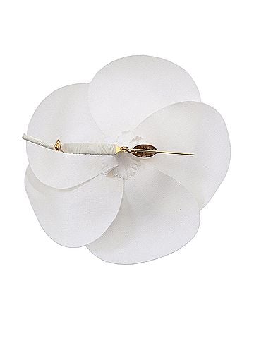 Chanel Canvas Camellia Brooch (view 2)