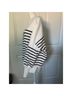 Lillusory Stripes White Black Casual Sweaters Size L - photo 4