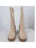 Free People 100% Leather Ivory Boots Size 9 1/2 - photo 4