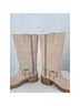 Free People 100% Leather Ivory Boots Size 9 1/2 - photo 13