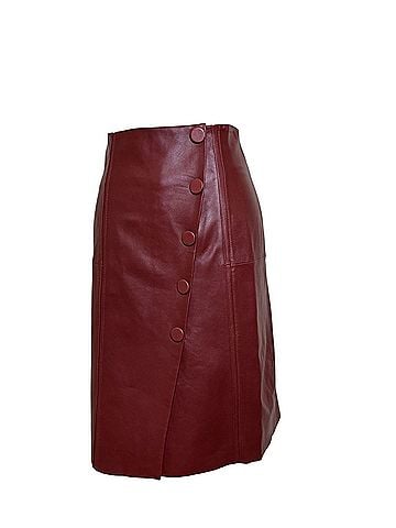 Antonio Melani Leather Skirt (view 1)