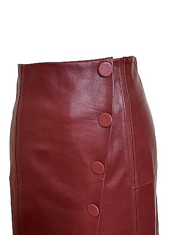 Antonio Melani Leather Skirt (view 2)