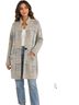Rachel Zoe Plaid Blue Coat Size XL - photo 1