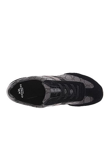 Coach Kelson outline sig/suede black and smoke Sneakers (view 2)