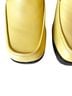 Charlotte Stone 100% Leather Solid Yellow Mule/Clog Size 9 - photo 5