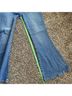 Driftwood Yellow Brown Teal Jeans Size 30 - photo 8
