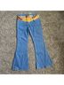 Driftwood Yellow Brown Teal Jeans Size 30 - photo 14