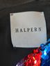 Halpern 100% Poly Stripes Multi Color Cocktail Dress Size 4 - photo 3