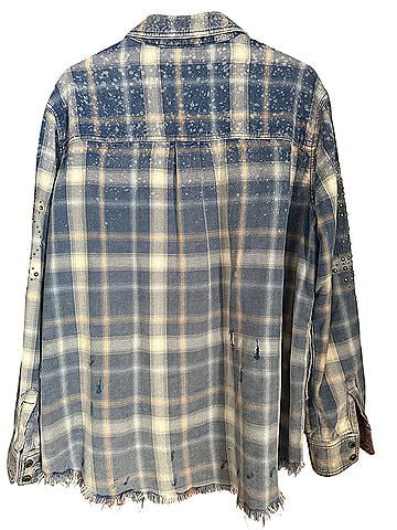 Free People Deconstructed Plaid Jacket (view 2)
