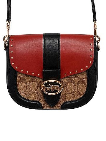 Coach Georgie Saddle Bag Crossbody Bag (view 1)