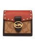 Coach Print Brown Red Wallet One size - photo 1