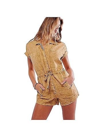 Free People Rhodes Chino Coverall Overalls (view 1)