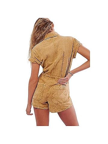 Free People Rhodes Chino Coverall Overalls (view 2)