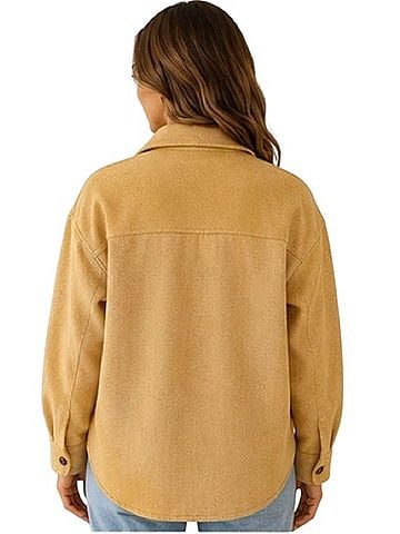 Madewell Oversized Herringbone Shacket Jacket (view 2)