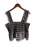 Ganni Black Pink Sleeveless Top Size M - photo 2