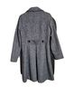 Lands' End 53% Wool 32% Rayon 15% Nylon 100% Polyester Gray Coat Size 8 - photo 2