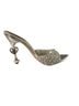 Nina 100% Synthetic Solid Silver Heels Size 8 1/2 - photo 2