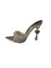 Nina 100% Synthetic Solid Silver Heels Size 8 1/2 - photo 1