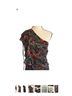 Veronica Beard 100% Silk Floral Red Black Cocktail Dress Size 10 - photo 3