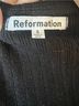 Reformation Black Halter Top Size S - photo 3