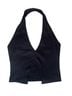 Reformation Black Halter Top Size S - photo 1