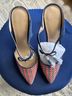 Ann Taylor Chevron-herringbone Blue Red Heels Size 6 1/2 - photo 8
