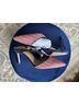Ann Taylor Chevron-herringbone Blue Red Heels Size 6 1/2 - photo 6