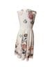 Norm Thompson Floral White Casual Dress Size L - photo 2