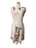 Norm Thompson Floral White Casual Dress Size L - photo 1
