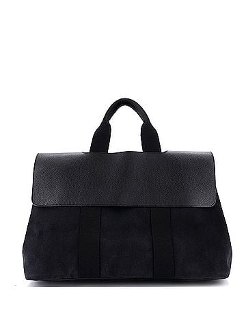 Hermès Valparaiso Bag Toile and Leather MM (view 1)