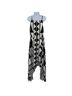 Express 100% Polyester Print Black White Jumpsuit Size XS - photo 1