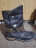 Madeline Girl Black Brown Ankle Boots Size 7 - photo 4